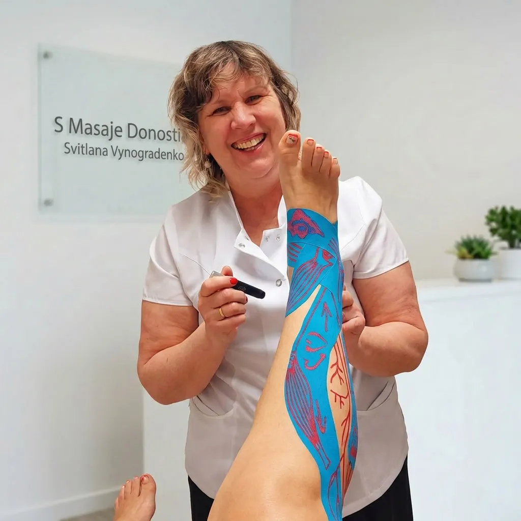 Svetlana Vinogradenko — rehabilitadora y masajista en San Sebastián